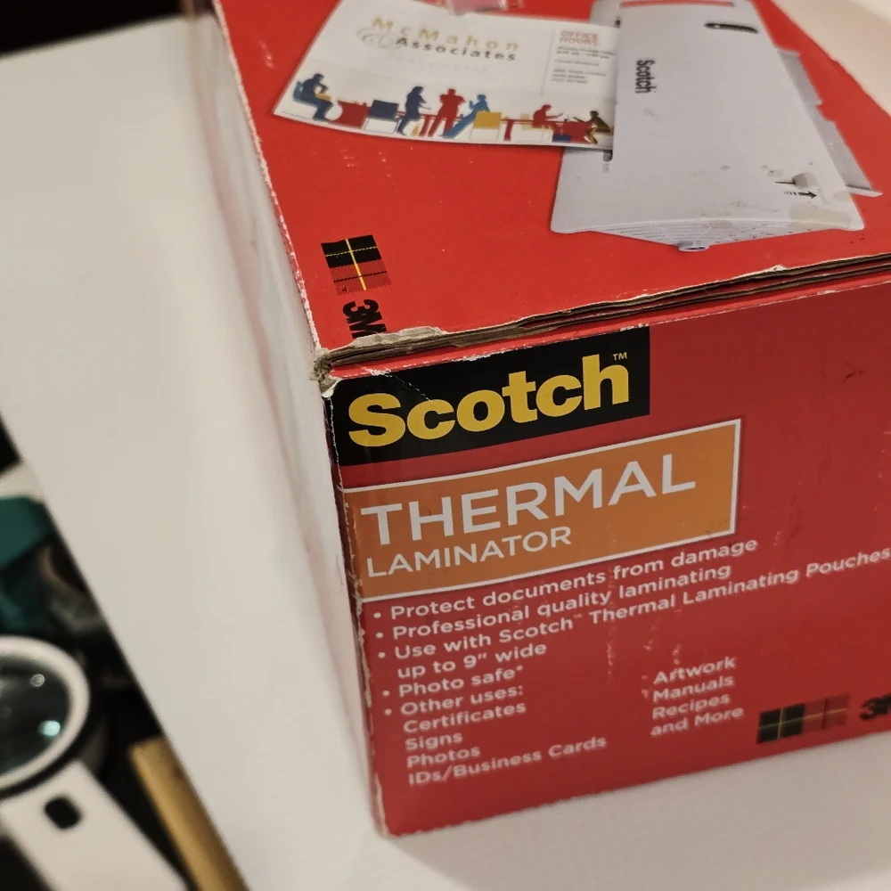 Scotch Thermal Laminator TL902 Compact Easy to Use for Home Office Classroom